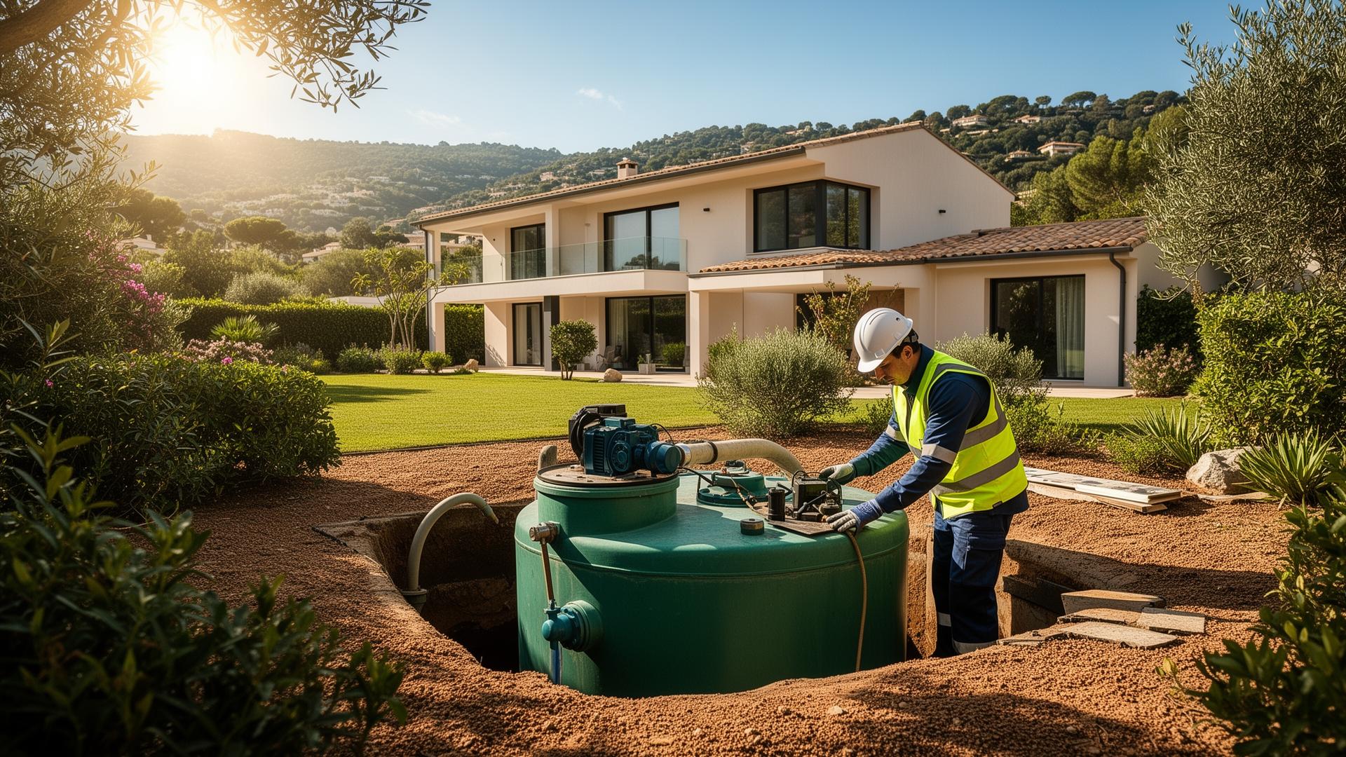 Intervention CleanCuve sur cuve à fioul dans les Alpes-Maritimes